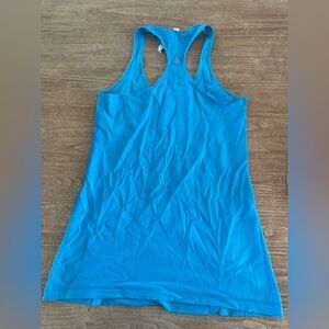 lululemon athletica Blue Racerback Tank Top